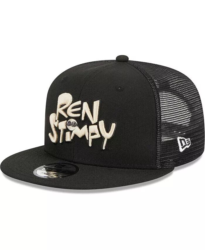 

Мужская черная бейсболка The Ren & Stimpy Show Trucker 9FIFTY Snapback New Era