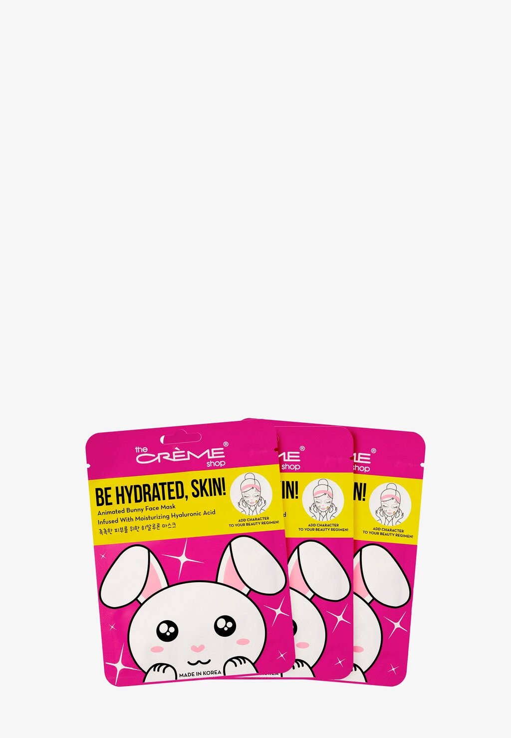 

Маска для лица Be Hydrated, Skin! Rabbit, Hydrating Mask With Hyaluronic Acid The Creme Shop