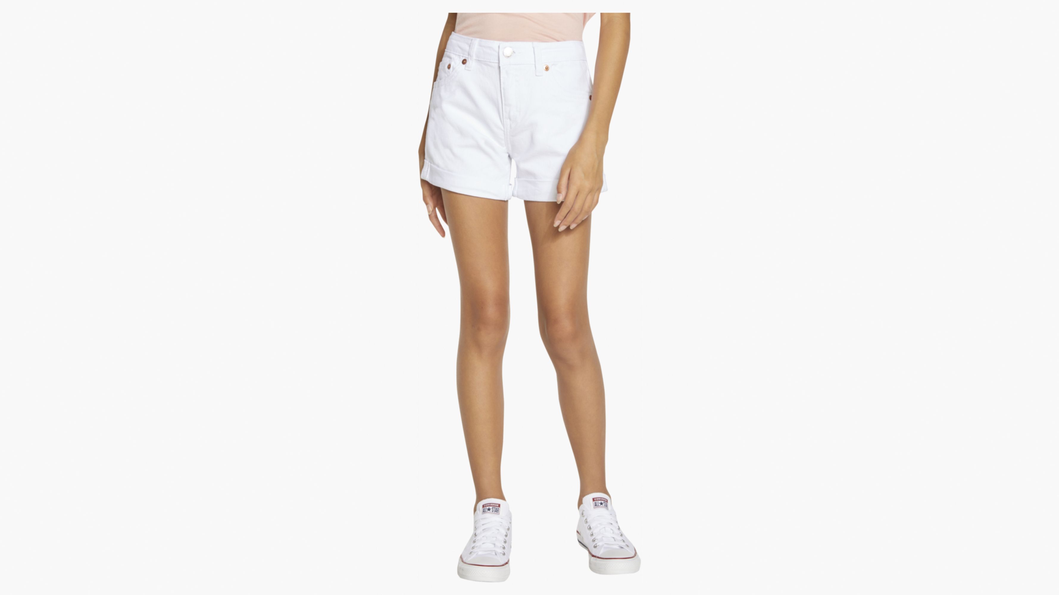 

Шорты для подружек-шорт Большие девочки 7-16 Levi's, цвет White