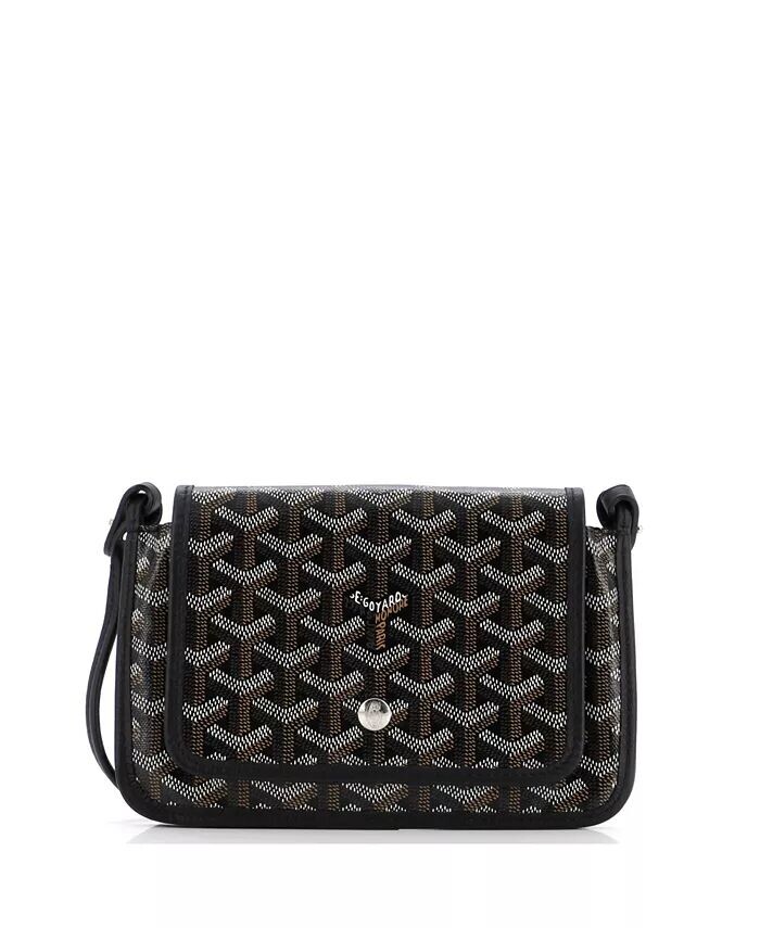 

Кошелек-клатч Plumet из покрытого холста Pre-Owned Goyard, черный