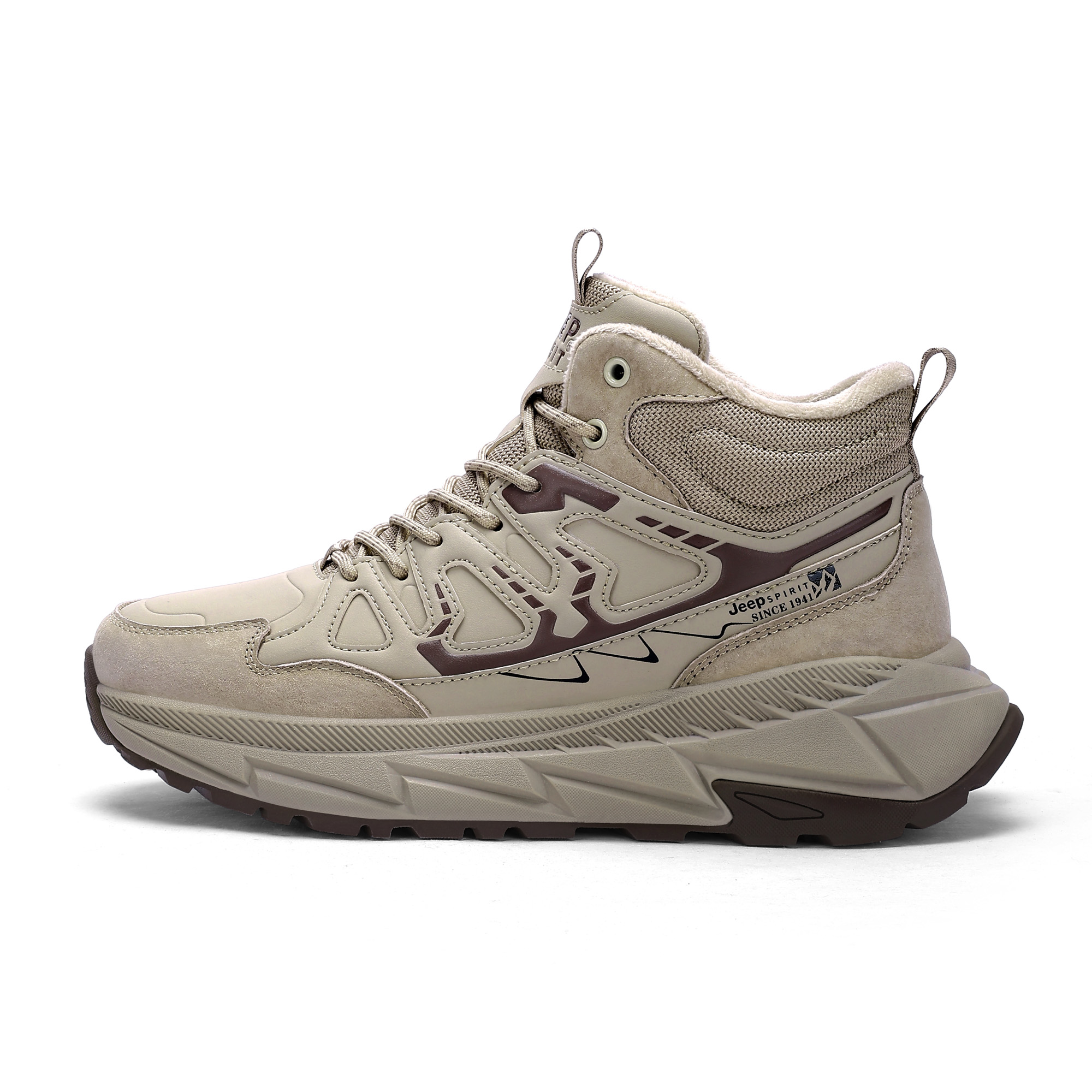 

Короткие зимние ботинки мужские, натуральный олень JEEP SPIRIT, Natural Deer