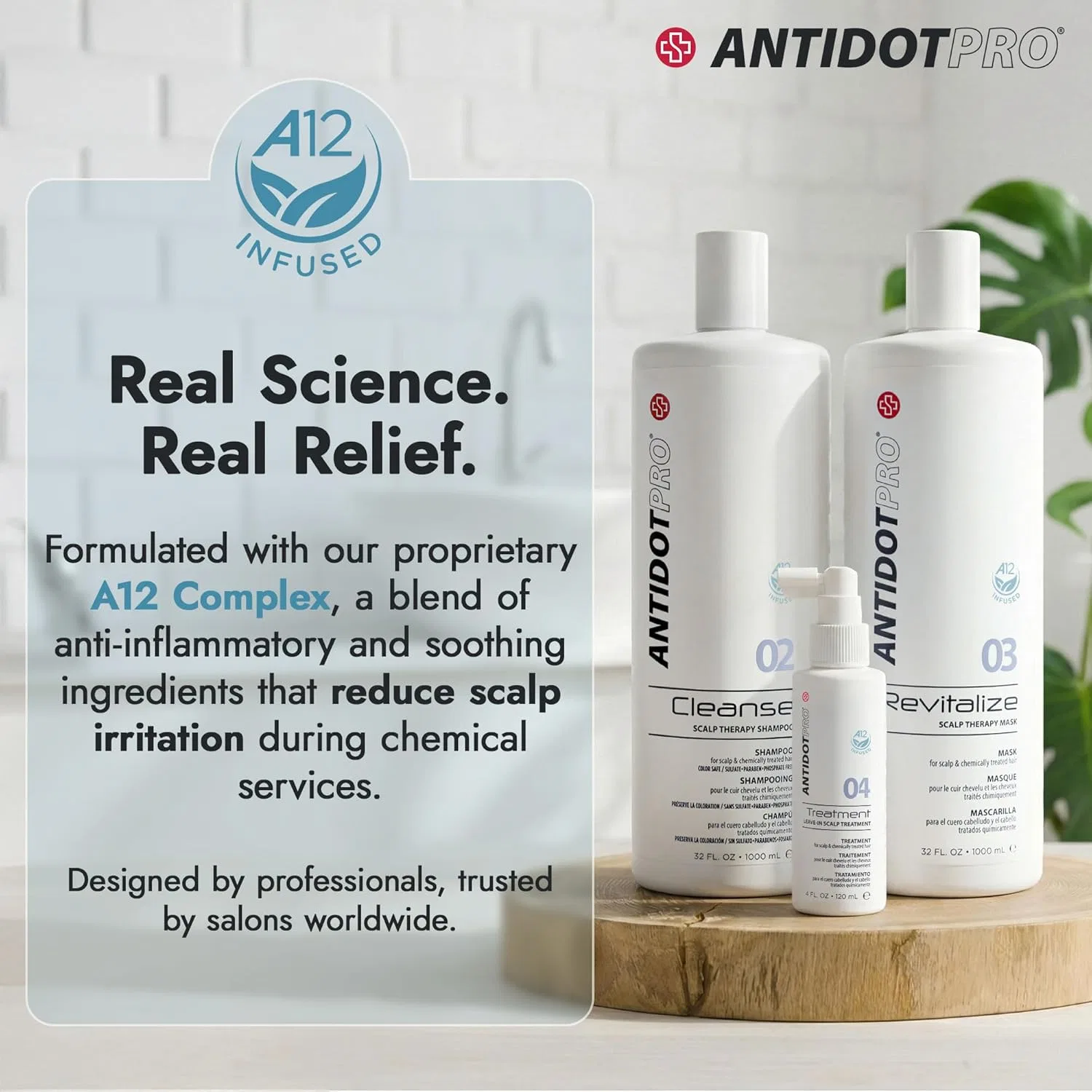 Маска Antidotpro Revitalize 03 для чувствительной кожи головы, 1000 мл Antidot Pro — фото 4