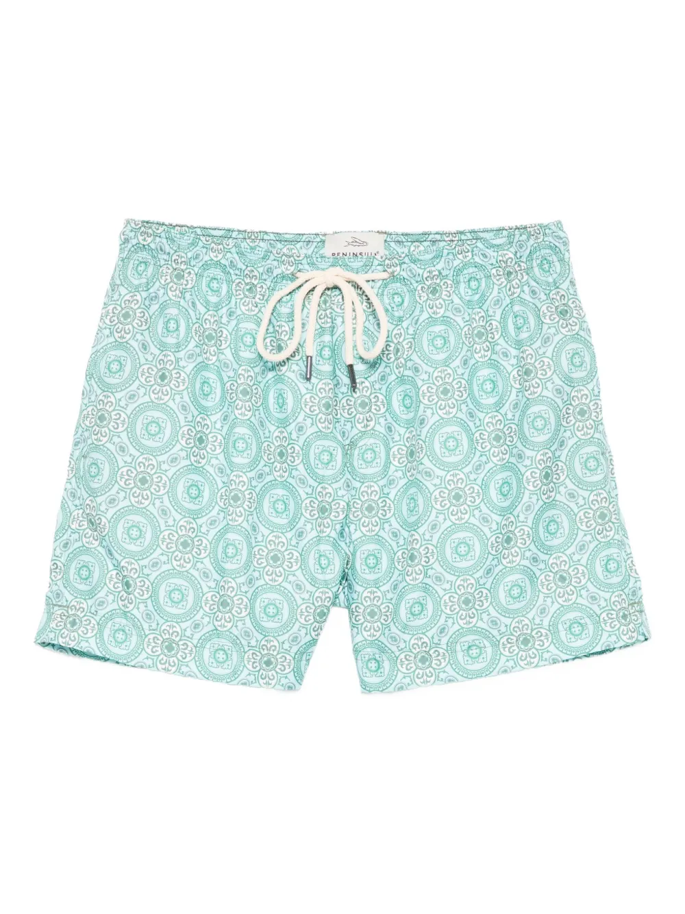 

Плавки-шорты с кулиской и принтом PENINSULA SWIMWEAR, зеленый