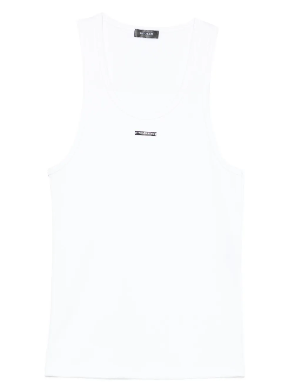 

Топ с U-образным вырезом Mugler, белый