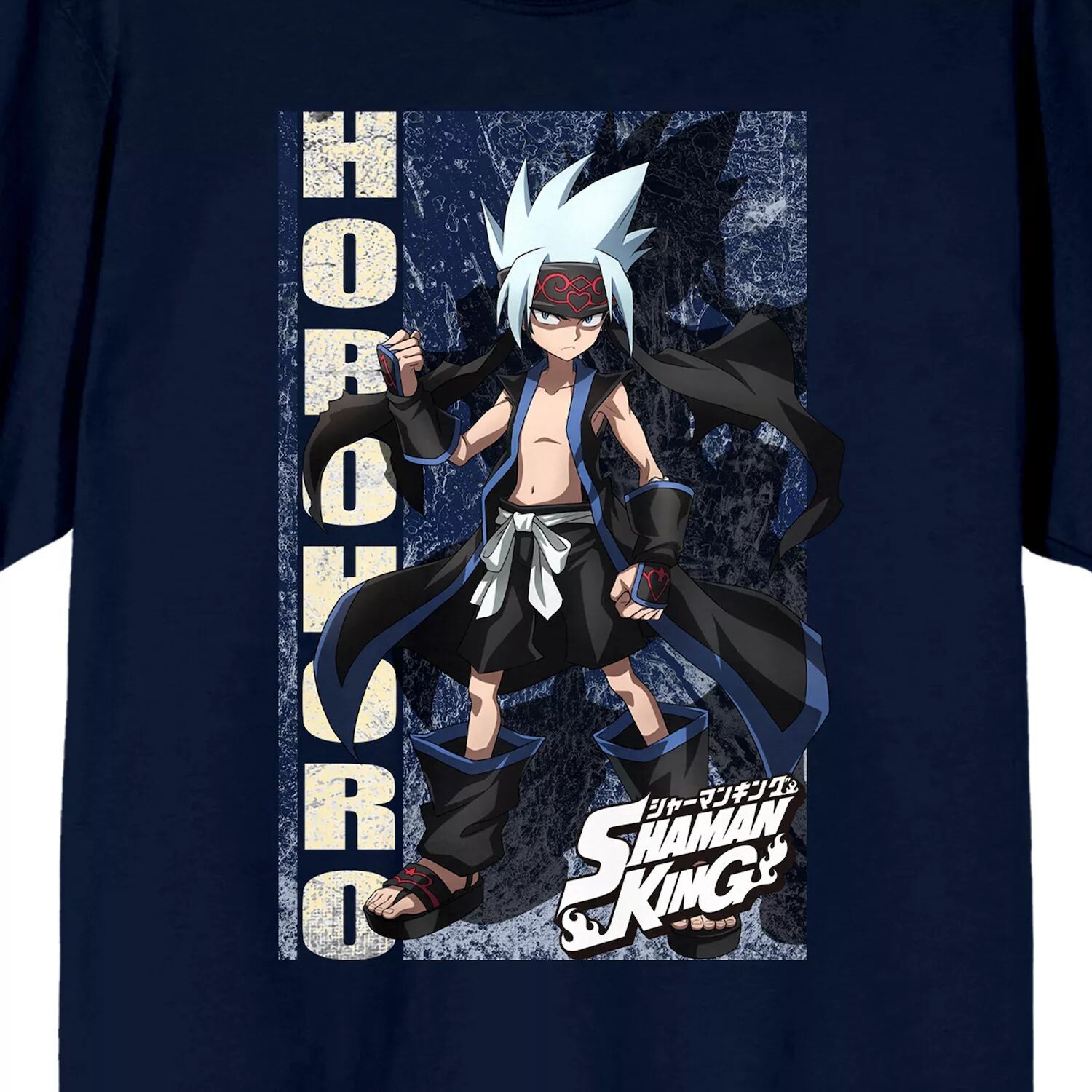 

Мужская ледяная футболка Shaman King Horohoro Licensed Character