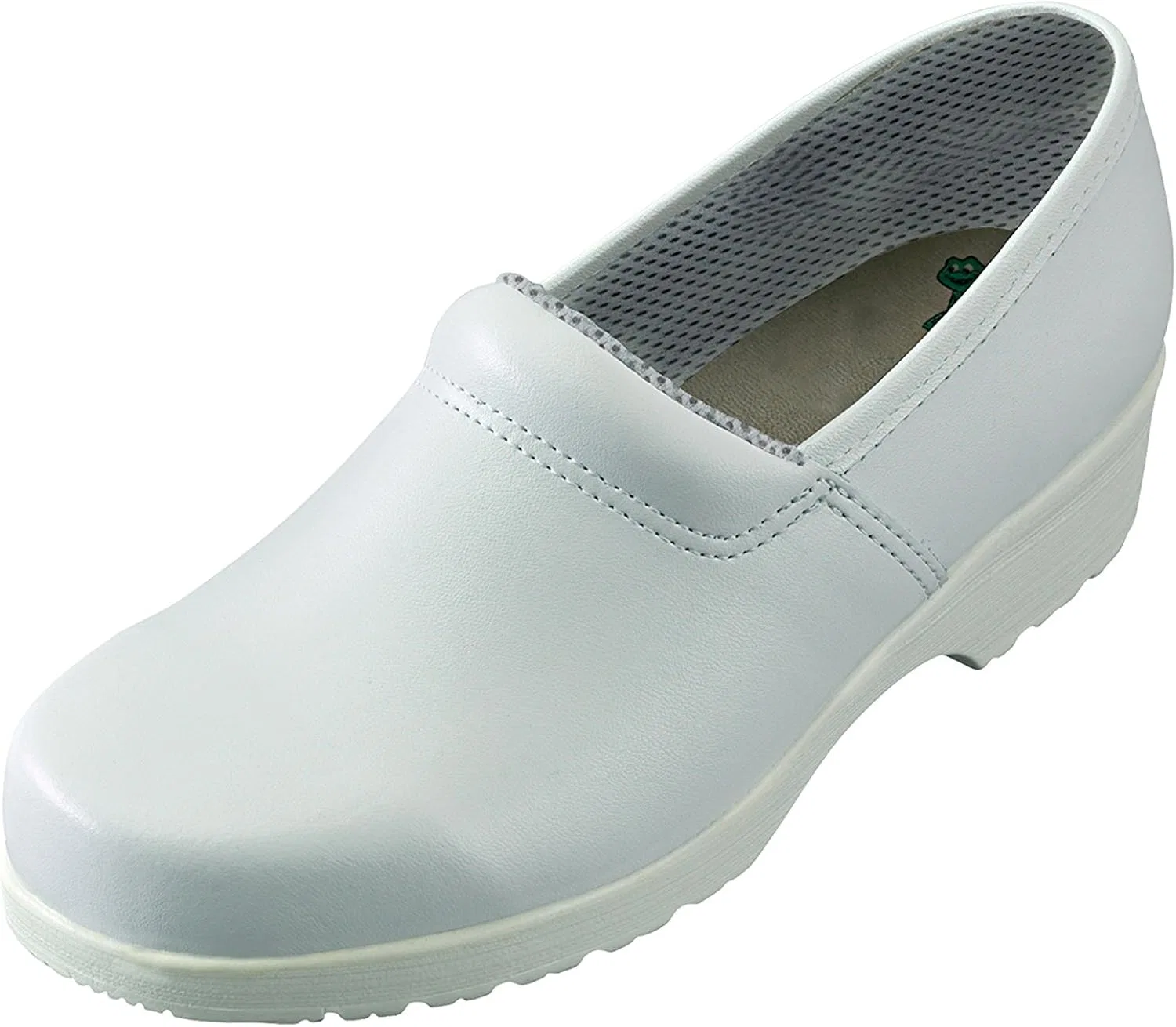 Закрытые защитные сабо Euro-Dan EuroFlex с стелькой Texon, White