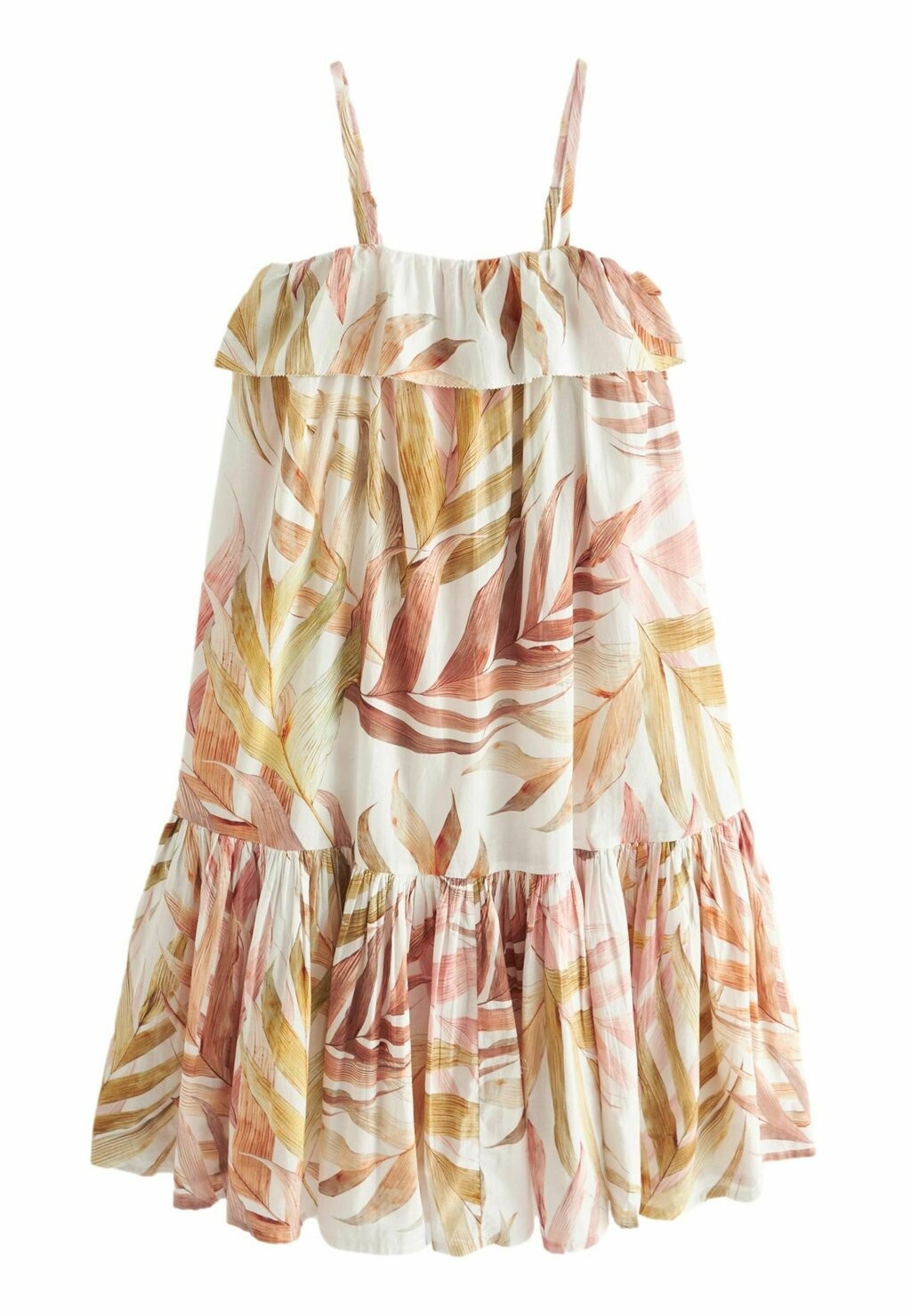 

Повседневное платье FRILL SUMMER MIDI, REGULAR FIT Next, белый