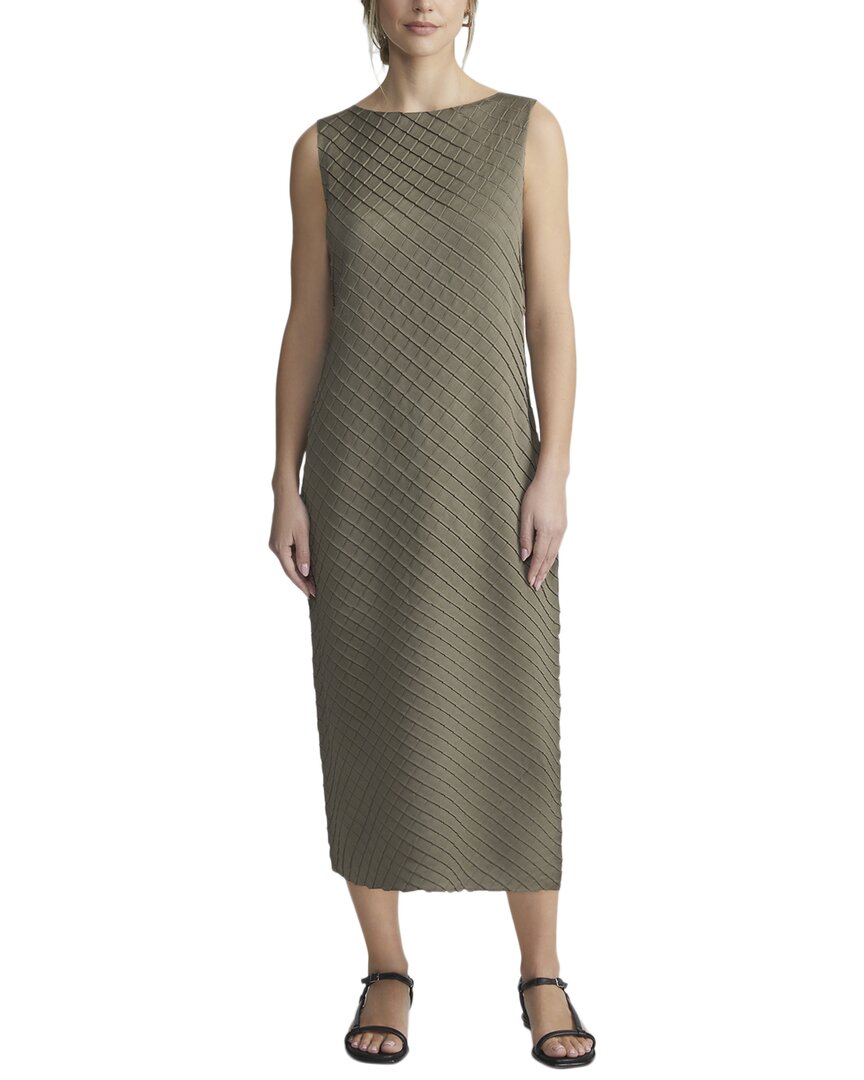 

Lafayette 148 New York Платье миди с бриллиантовым плиссе, Concrete