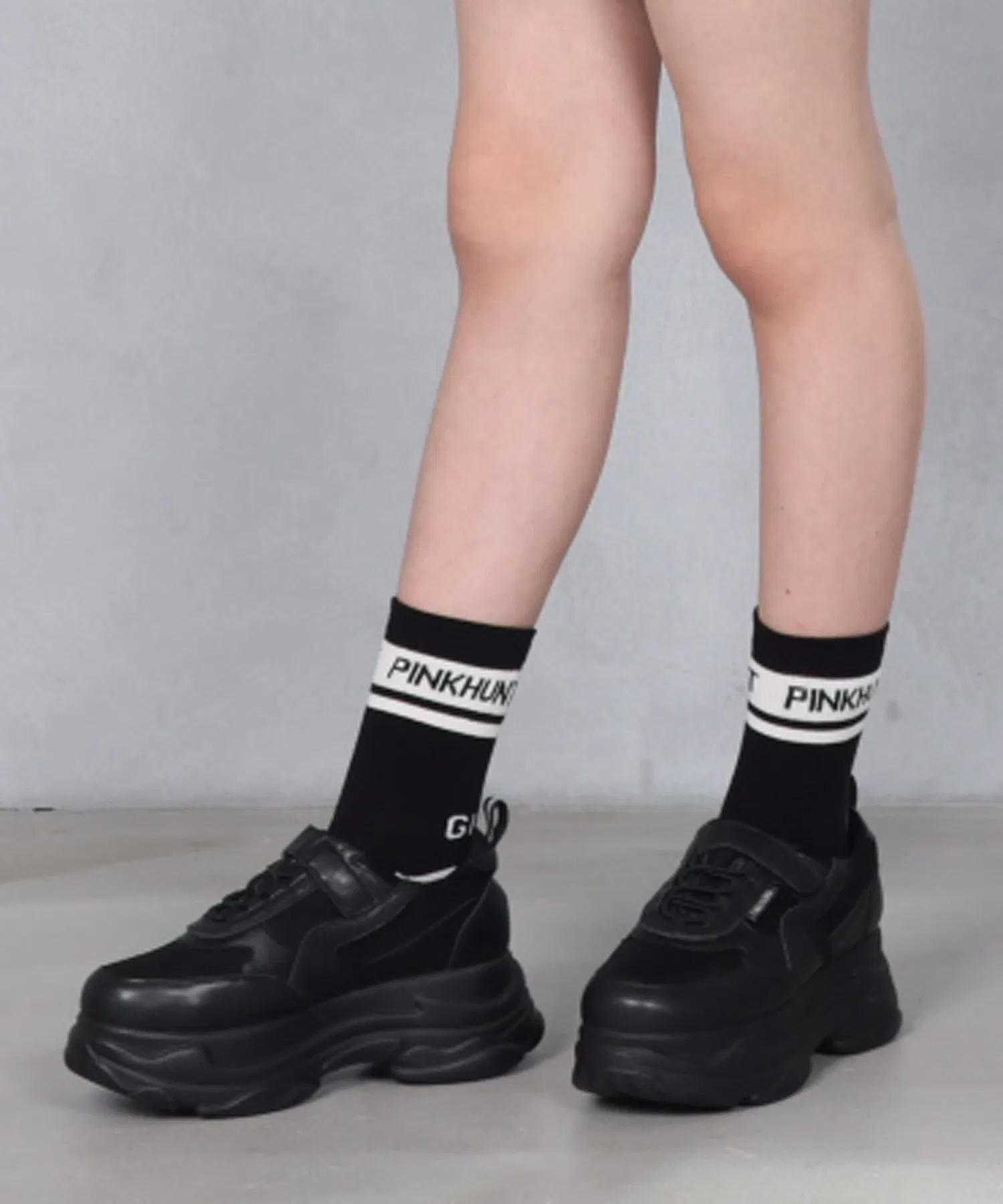 Носки PINKHUNT Logo Line Crew Socks 1312
