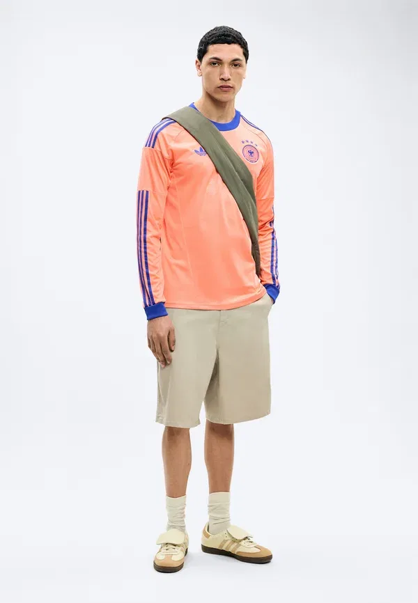Футболка вратарская Adidas Performance Deutschland DFB 26 Away Replica Long Sleeve, коралловый фьюжн — фото 2