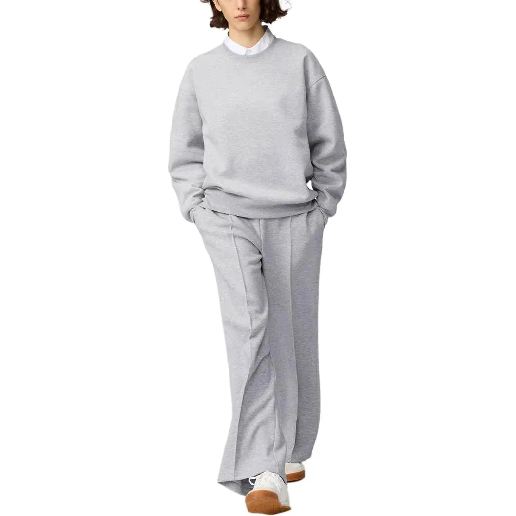 Брюки C SS26 вязаные унисекс UNIQLO, серый — фото 4