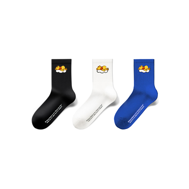 

Набор из 3 пар носков Winnie The Pooh Series Mid Calf Disney, синий