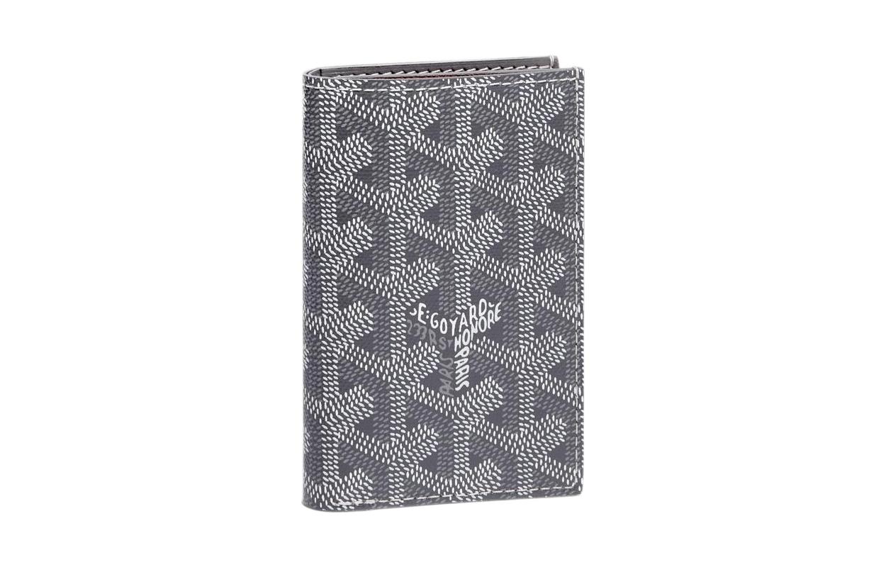 

GOYARD Кожаный держатель для карт Saint Pierre Canvas, 51TY51P Gray