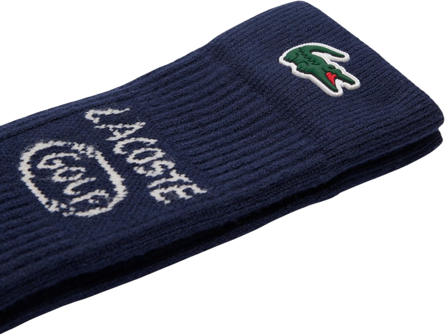 Мужские спортивные носки Lacoste Sport Bouclé Cotton Golf, Navy Blue/White — фото 3