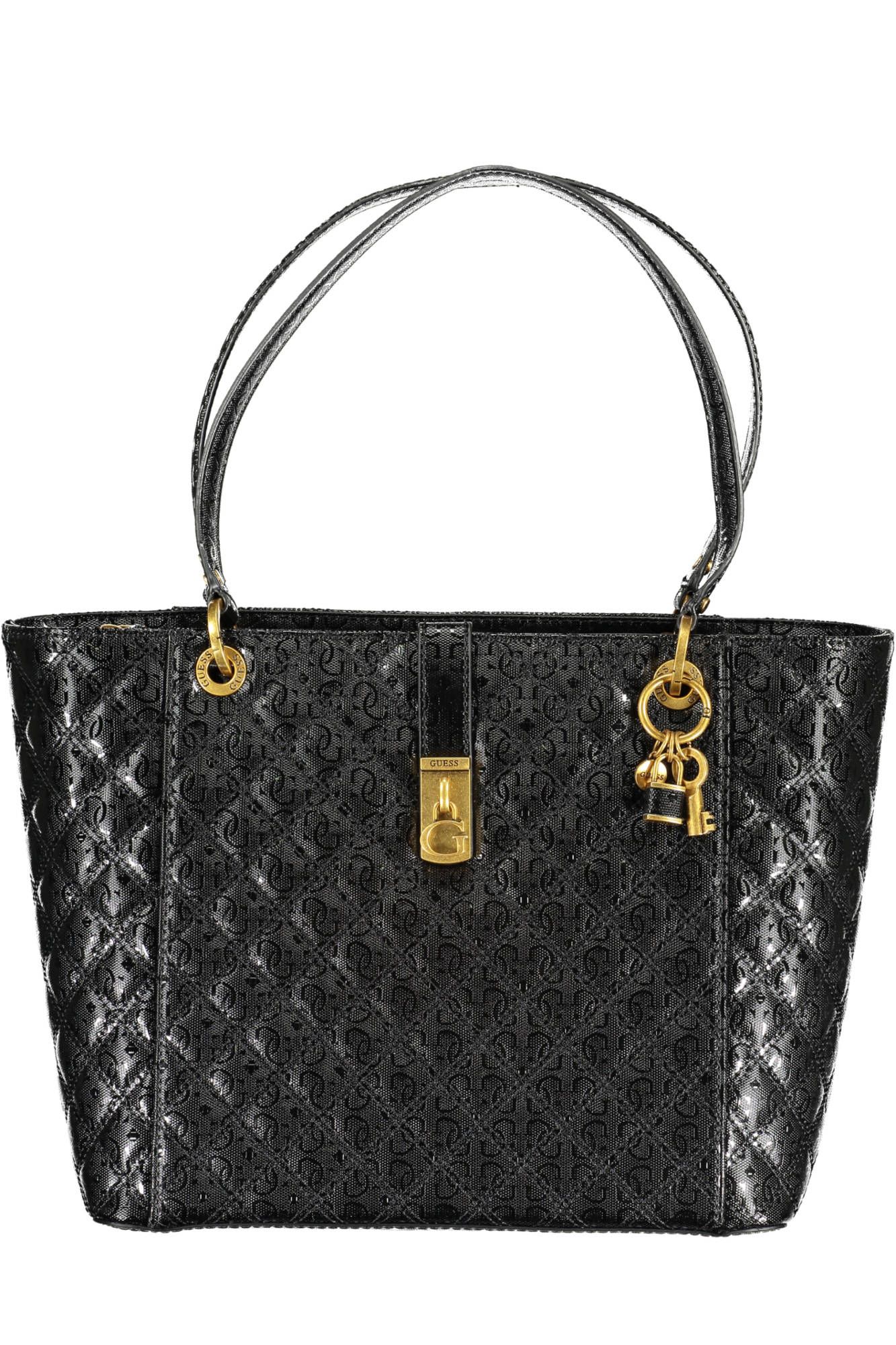 

Черная женская сумка из полиуретана Guess Shoes