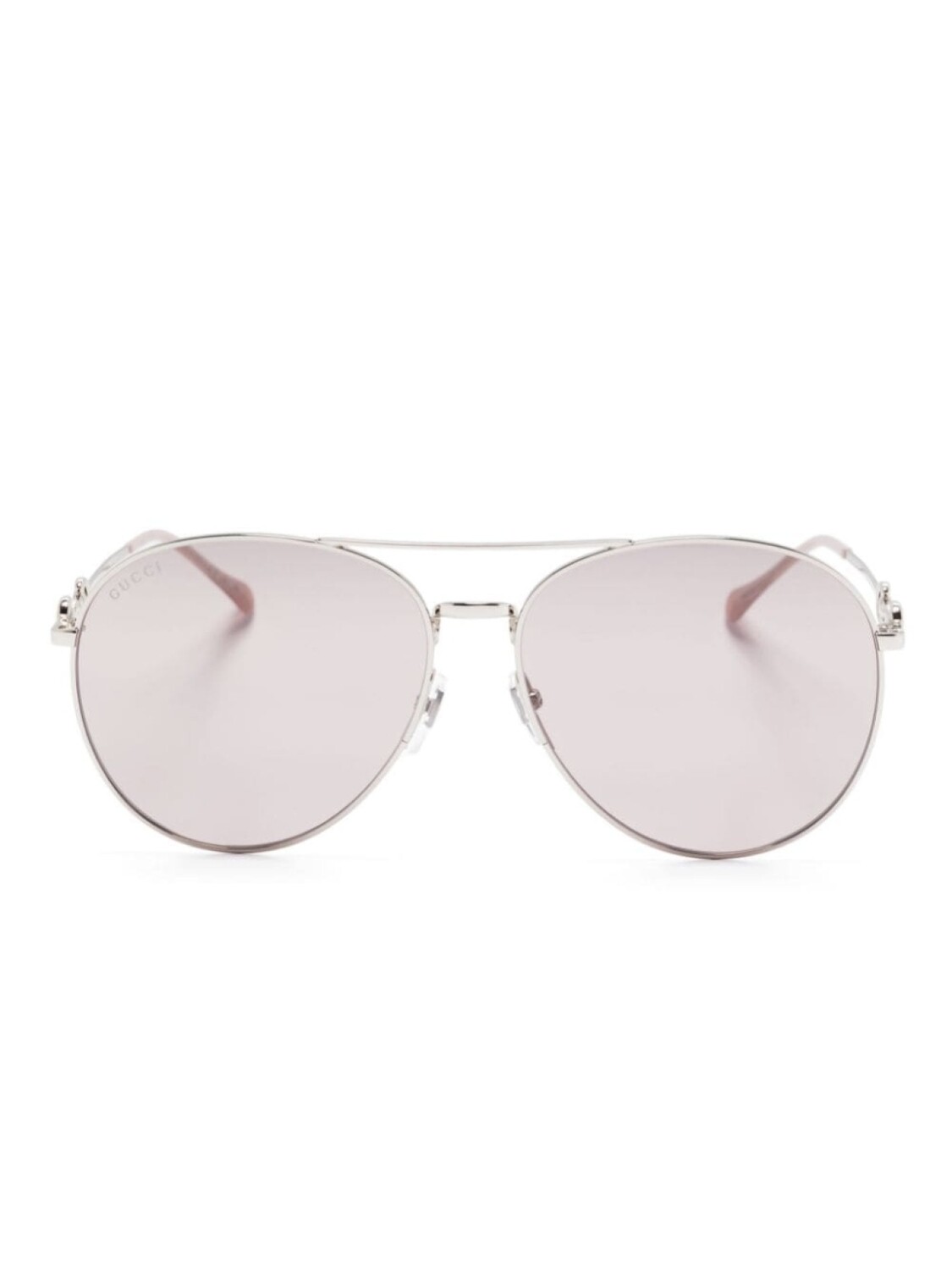 

Gucci Eyewear солнцезащитные очки GG1698S, серебряный