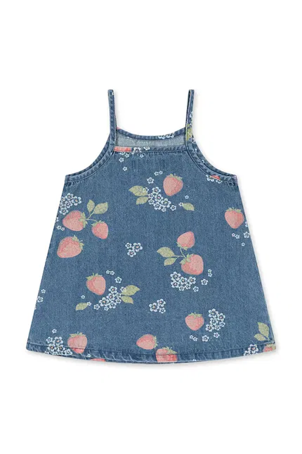 Платье джинсовое MAGOT STRAP DRESS Konges Sløjd, синий — фото 2