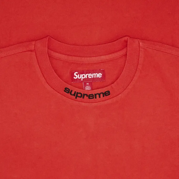 Футболка с длинными рукавами Supreme, красный — фото 2