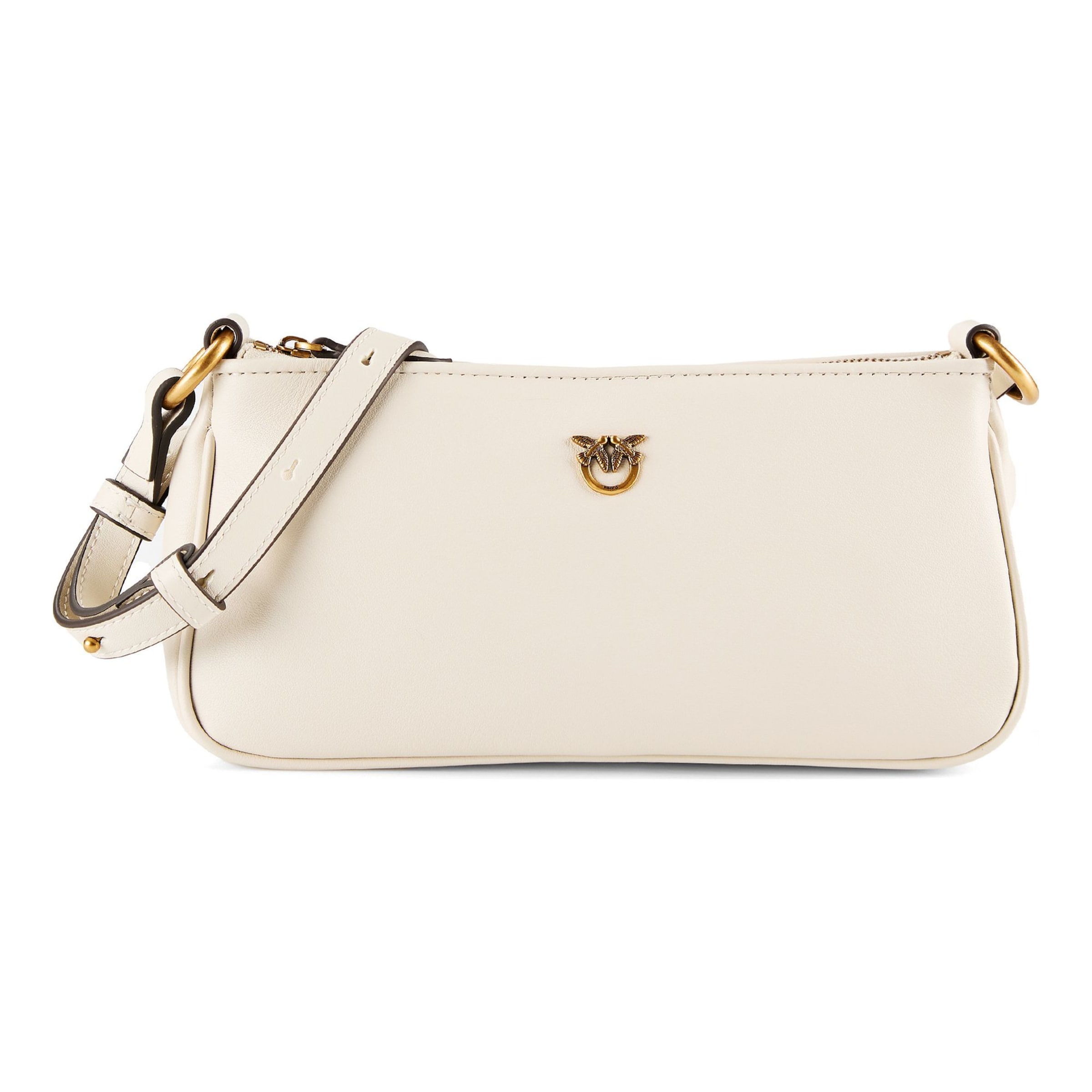 

PINKO Сумка через плечо 'Half Moon' в цвете Off White