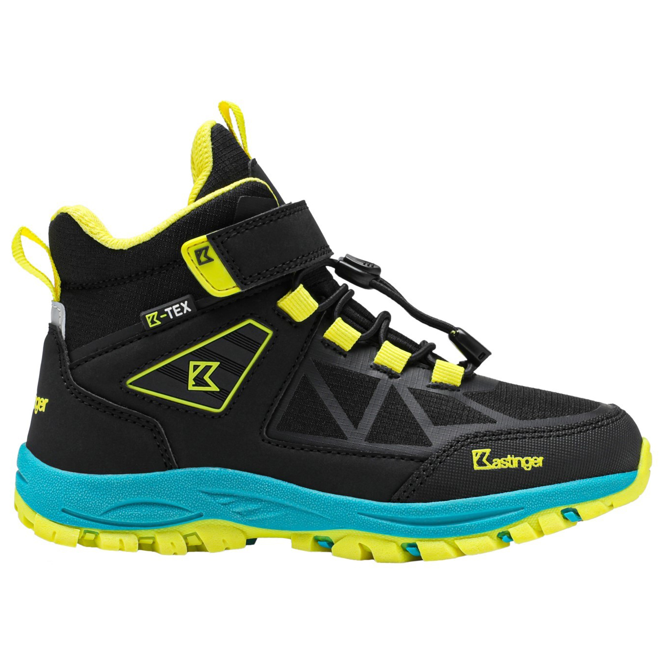 

Походная обувь Kastinger Karlspitz Mid EVA KTX, цвет Jet Black/Neon Yellow