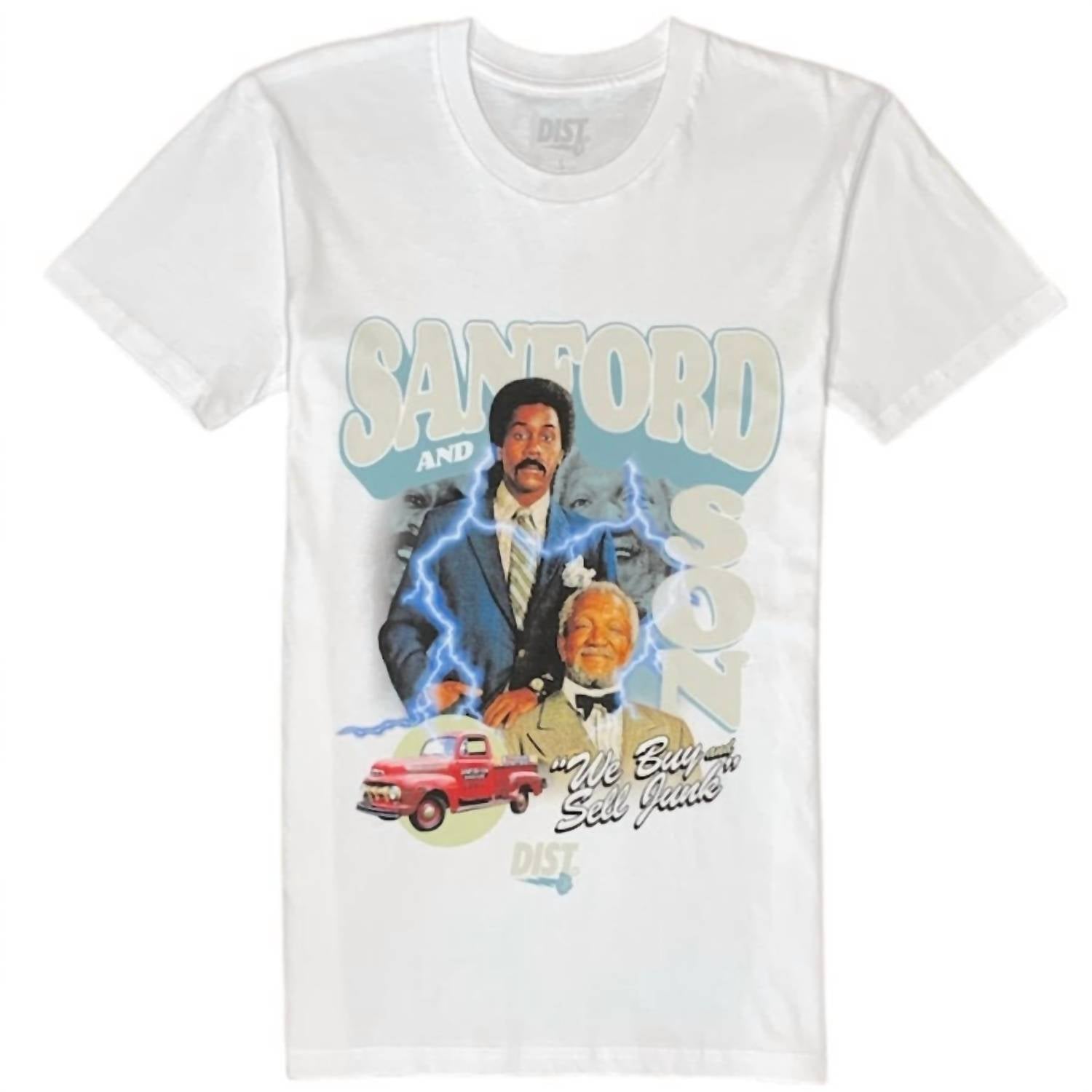 

Мужская футболка Sanford Graphic T-Shirt белого цвета District 81