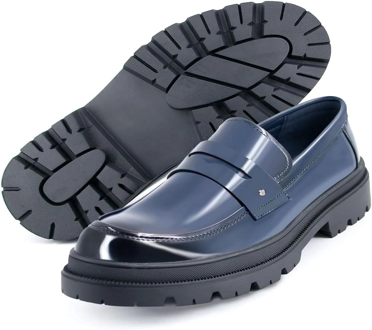 Мужские лоферы Toocool Y185 в стиле оксфорд, элегантные туфли для колледжа, Navy Blue — фото 2