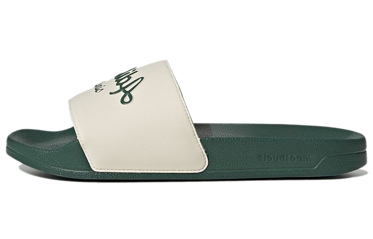 

Шлепанцы и сланцы Adilette Adidas Slide 'White Collegiate Green'