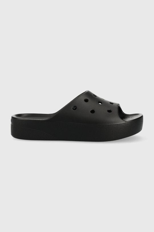 

Классические шлепанцы на платформе Crocs, черный