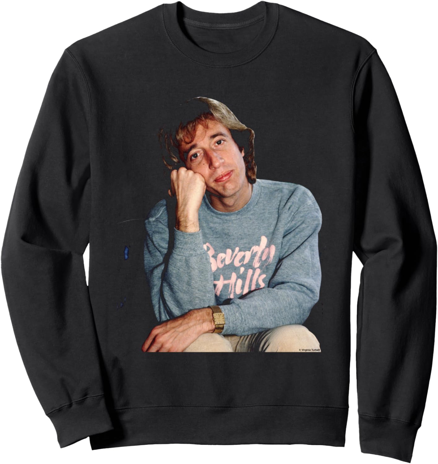 

Фотография Робина Гибба из группы Bee Gees, автор Вирджиния Турбетт. Толстовка Virginia Turbett Photography, черный