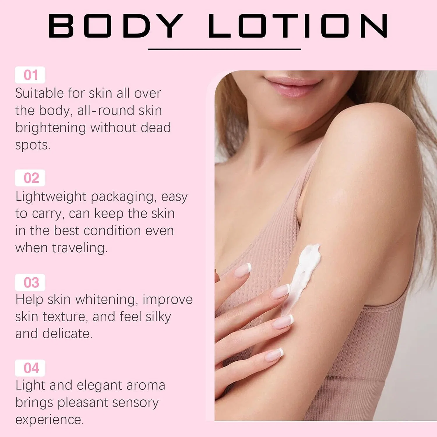 Лосьон для тела Glutathione50xTone Up с глутатионом, ниацинамидом и гиалуроновой кислотой, 100 г Yunfax, 1Pcs — фото 2