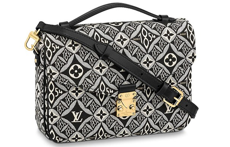 

LOUIS VUITTON Сумка Pochette Metis Mm Since 1854 Jacquard Gray/Black