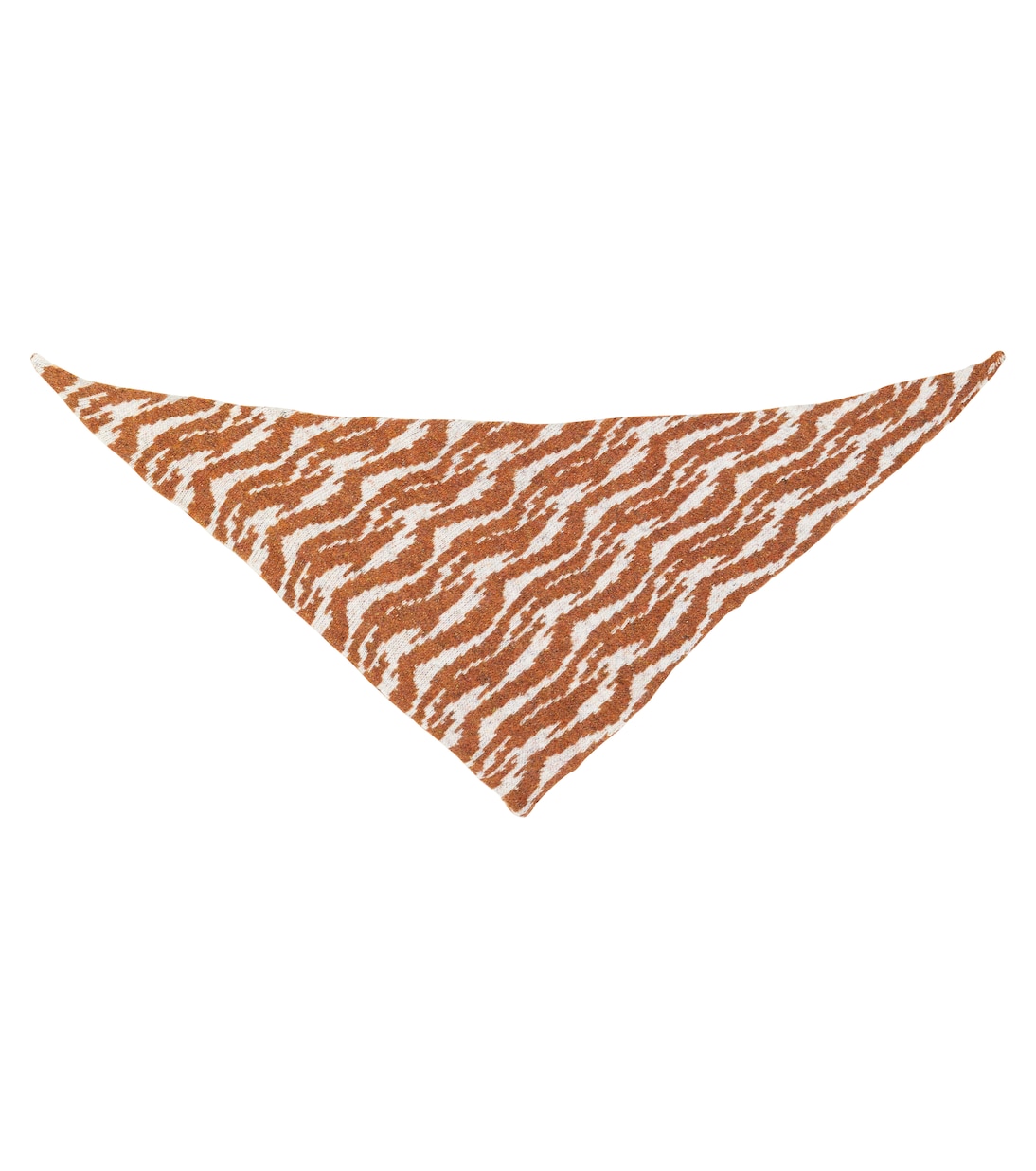 

Шарф из смесовой шерсти, связанный интарсией Paade Mode, Wild Grey Brown