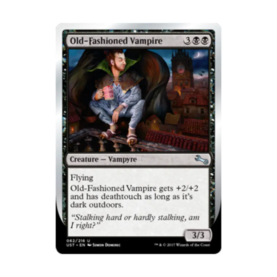 

CCG Старомодный вампир (U), MTG - Unstable