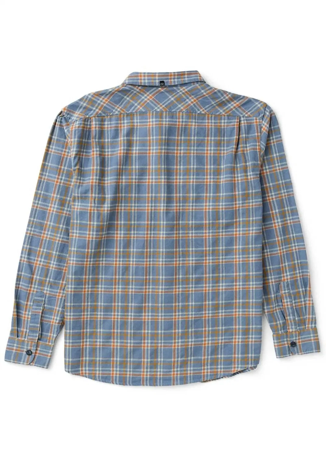 VISSLA Экологичная фланелевая блузка с длинными рукавами Central Coast в цвете Blue Haze — фото 3