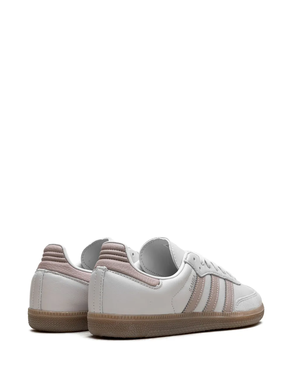 Кроссовки Samba OG Grey Vapor Grey Gum Adidas, белый — фото 3