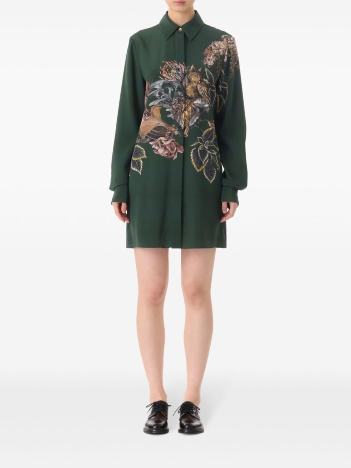 

Jason Wu Collection платье мини с цветочным принтом, зеленый