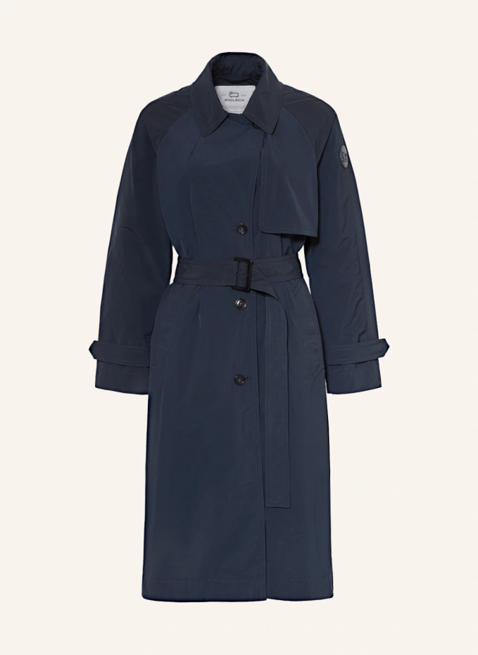

Тренч Woolrich, синий