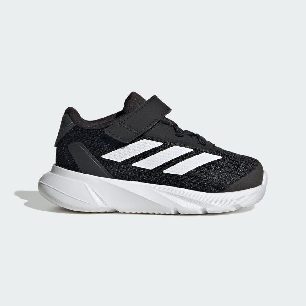 Кроссовки adidas Kids' Duramo SL с эластичными шнурками, белый/черный — фото 3