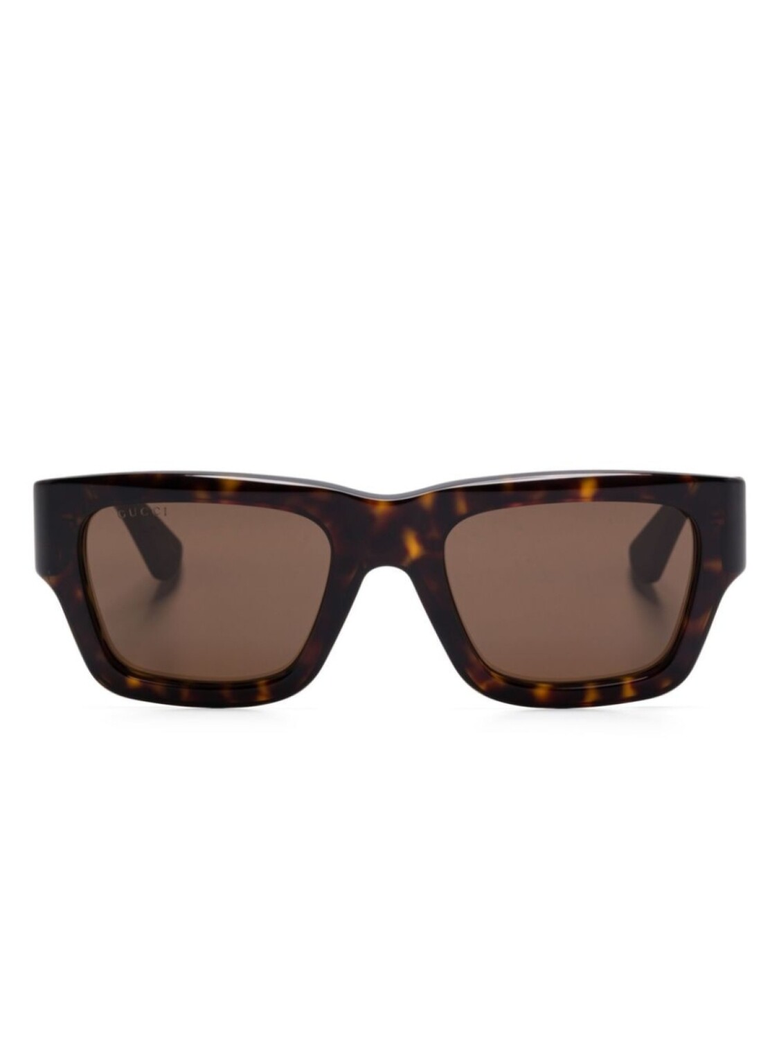 

Солнцезащитные очки в прямоугольной оправе Gucci Eyewear, коричневый