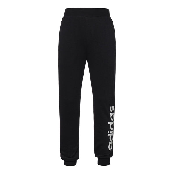 

Спортивные штаны Men's adidas neo Ce Logo Tp Athletics Printing Knit Bundle Feet Sports Pants/Trousers/Joggers Autumn Black, черный