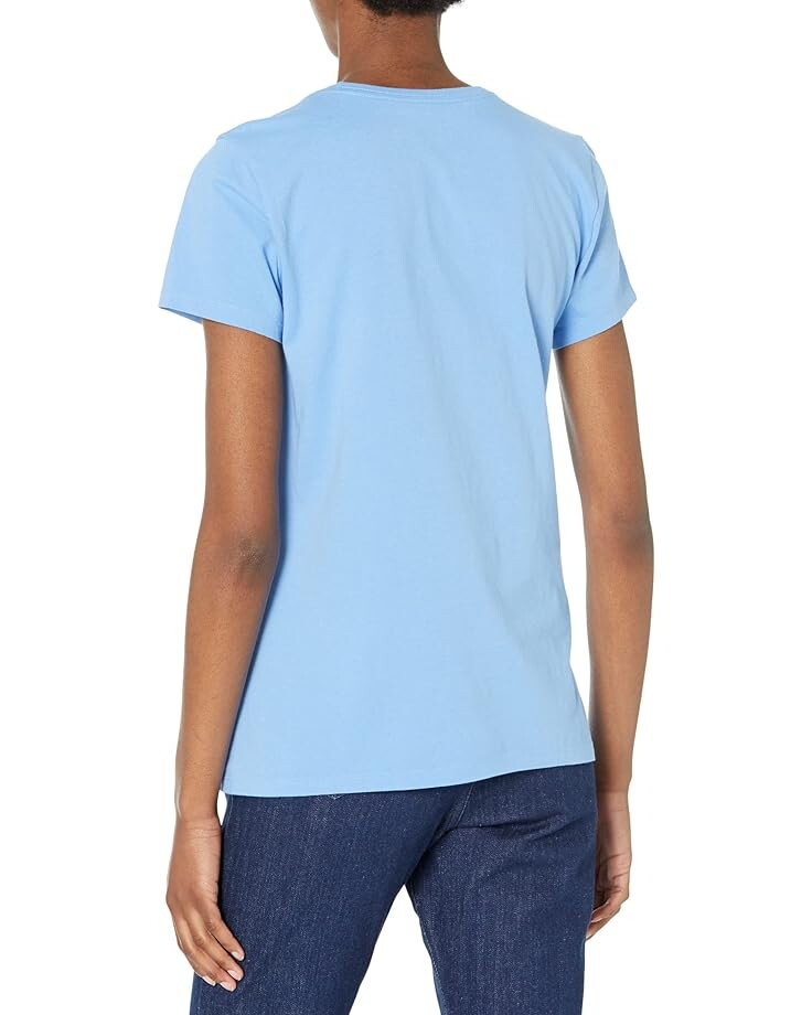 

Футболка Life is Good I Like It Here America Short Sleeve Crusher Tee, цвет Cornflower Blue