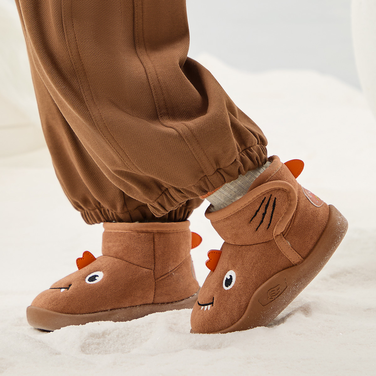 B.Duck Желтые утиные термостельки мид-топ детские ботинки для детей 3-7 лет — фото 4