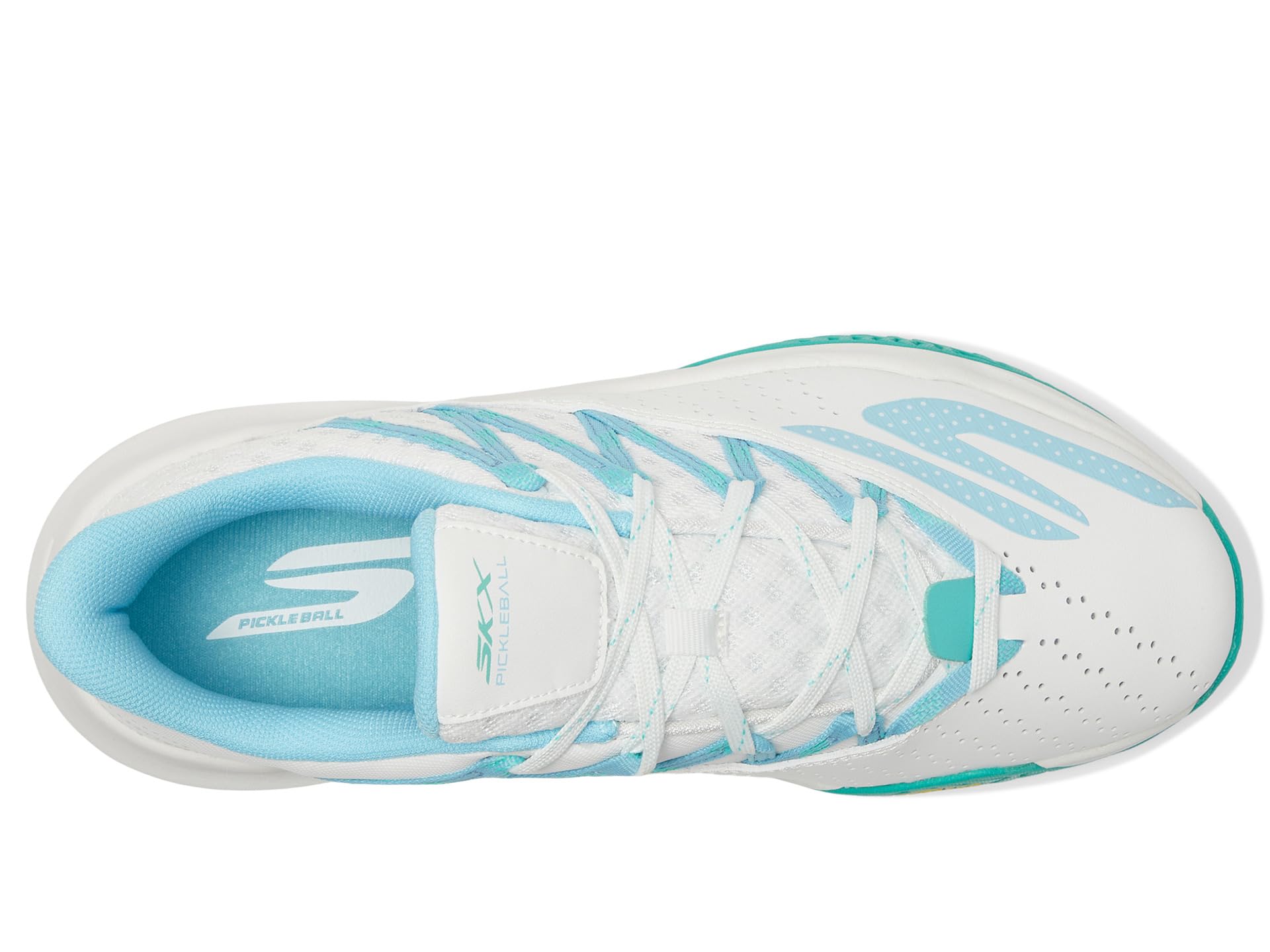 Кроссовки SKECHERS Skechers Viper Court Rally, White/Light Blue — фото 2