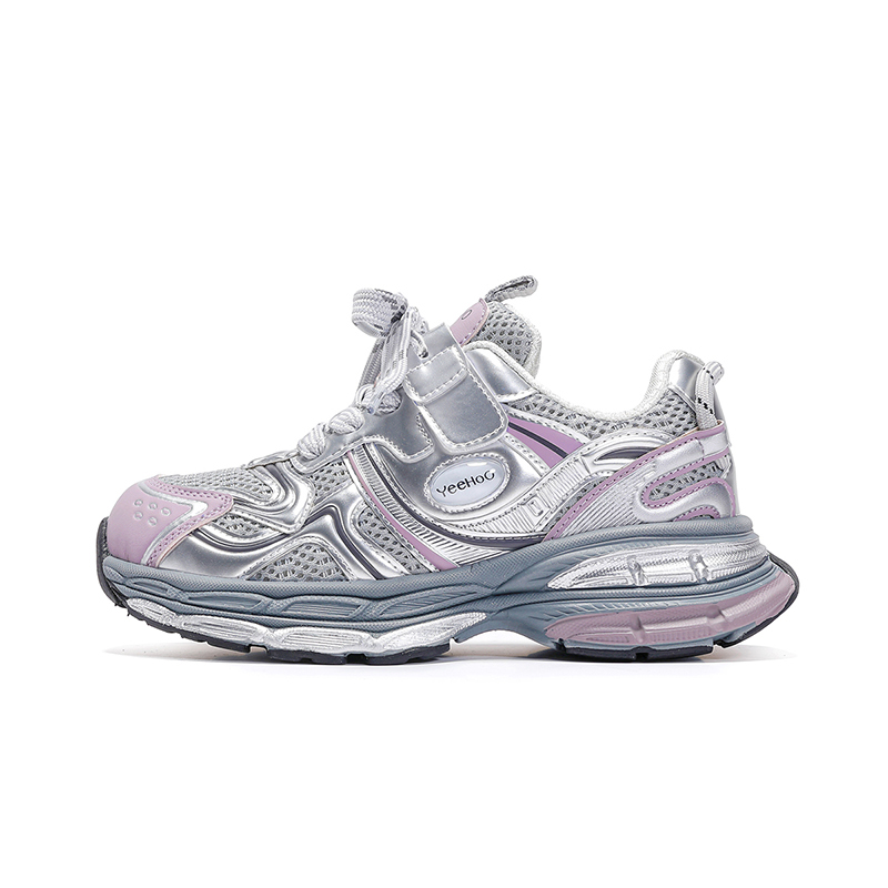 

Низкие кроссовки Rebound And Breathable для детей и подростков YeeHoO, фиолетовый/серый