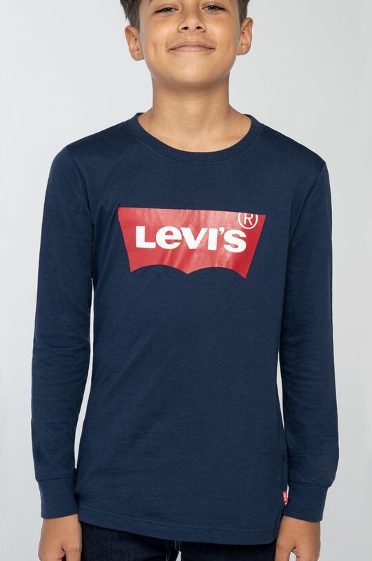 

Детская футболка с длинными рукавами Levi's, темно-синий