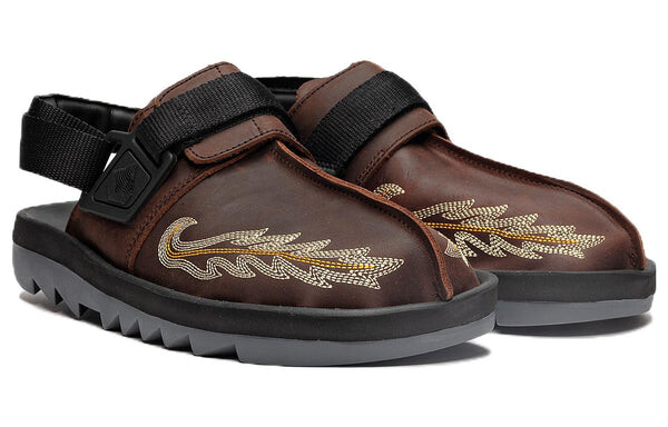 Тапочки mountain research x beatnik sandal 'brown' Reebok, коричневый — фото 4