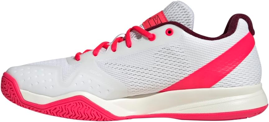 Мужские кроссовки Adidas Courtflash для пиклбола, белый/красный/ярко-красный — фото 4