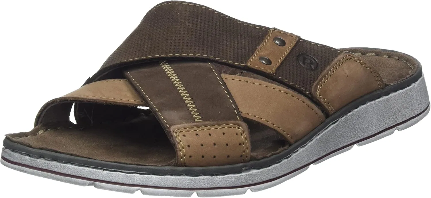 Мужские кожаные туфли-мюли и сабо Rohde 5982 Brunello, 72 Mocca