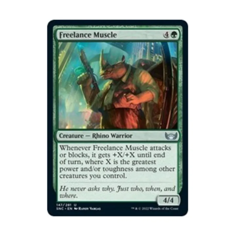 

CCG Внештатный мускул (U), MTG - Streets of New Capenna