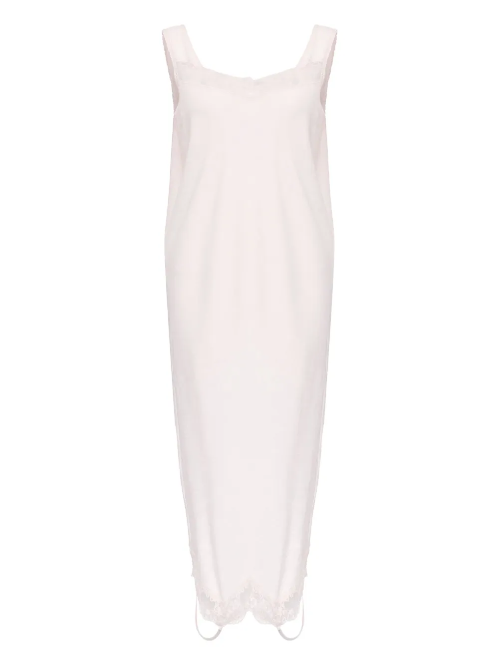 

Кружевное платье миди Mm6 Maison Margiela, розовый